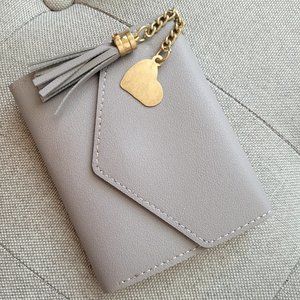 Faux leather pocket book
